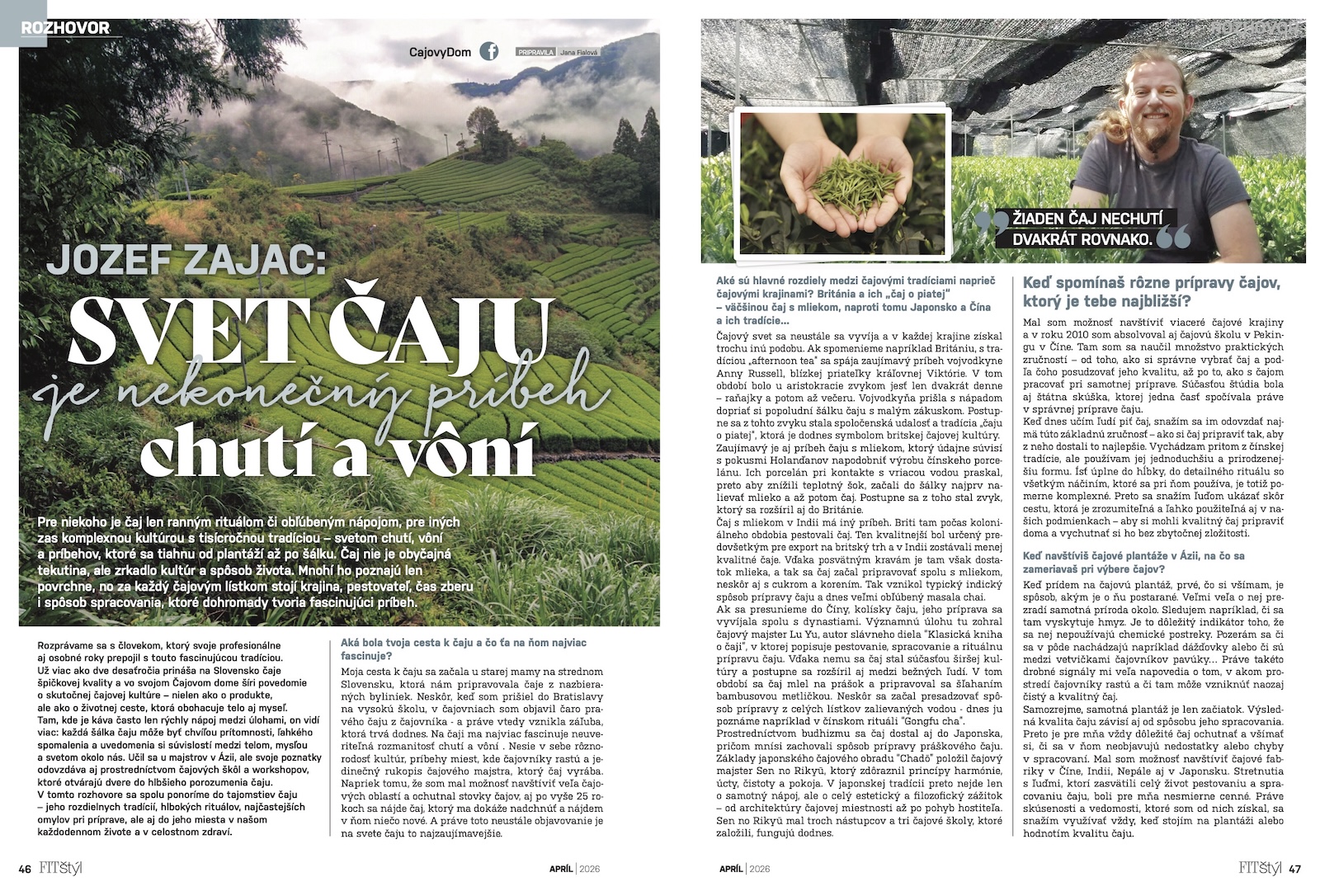 SVET CAJU - rozhovor so Zajom Fit&Štýl