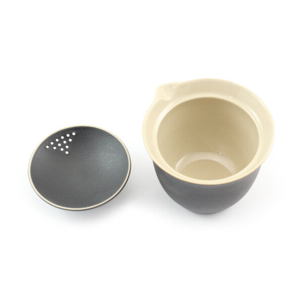 Cestovná súprava keramická - čierny gaiwan - 2601-Cestovna-suprava-porcelanova-cierna-d