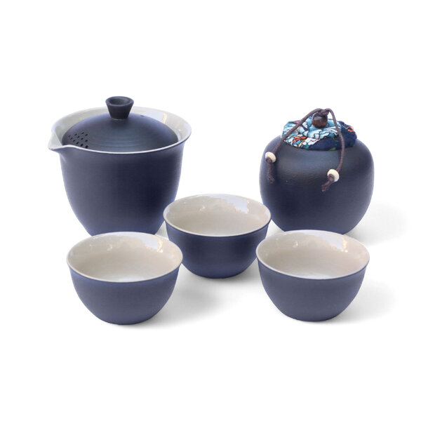 Cestovná súprava keramická - čierny gaiwan - cestovny-set-v-kufriku-cierny