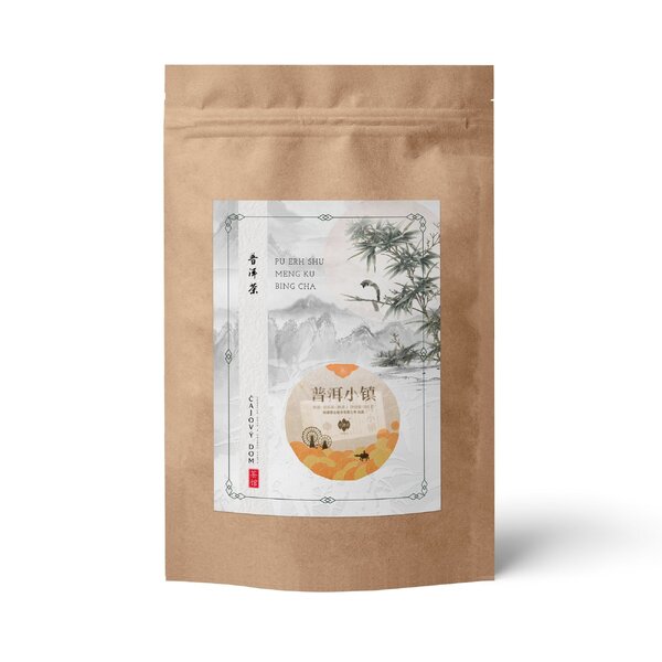 Pu erh shu meng ku bing cha - 50g - Pu-erh-shu -meng-ku -bing -cha-ziplock-50g