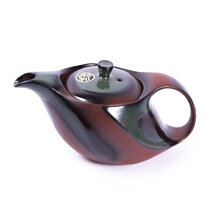 Modern Teapot Tokoname 3 - red&blue