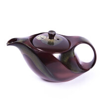 Modern Teapot Tokoname 4 - red&yellow