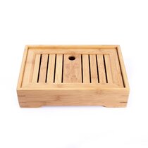 Light Bamboo Tea Tray with Bamboo Theme