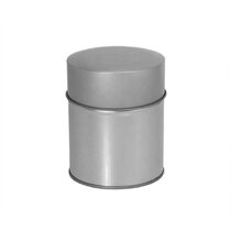 Matcha tea tin - silver