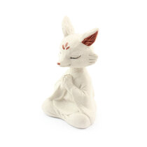 Meditating Fox Tea Pet