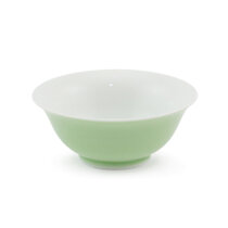 Premium Porcelain Tea Cup - Light Green Glaze