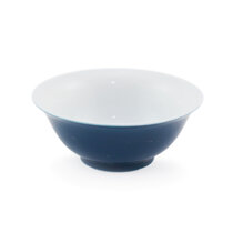 Premium Porcelain Tea Cup - Dark Blue Glaze